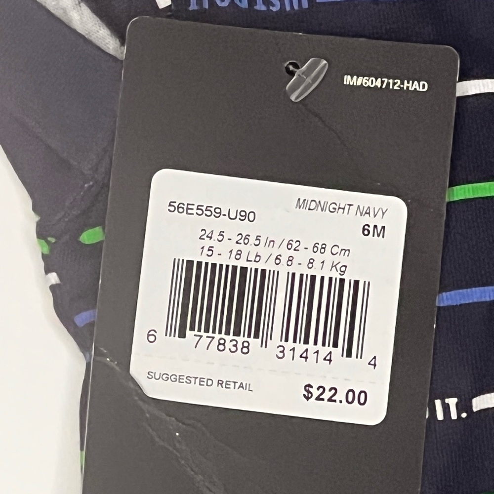 Nike Midnight Navy baby boy One Piece